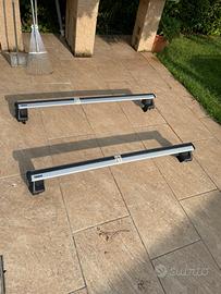 Barre portatutto Thule e baule tetto G3 vw golf 7
