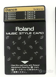 Roland card styles X tastiere roland SERIE E