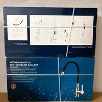 Rubinetto cucina con tubo flessibile