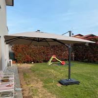 Ombrellone 280x390 con palo girevole e luci led