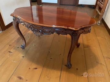 Tavolino in legno stile liberty