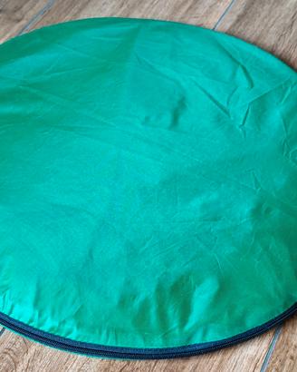 Green screen - Sfondo verde circolare per sedia