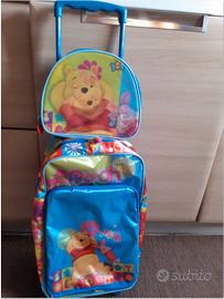 Trolley/zaino e tracolla Winnie Pooh Disney