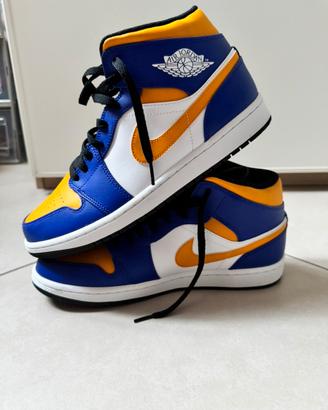 Nike Air Jordan 1 Mid “Lakers” – EU 44 – Originali