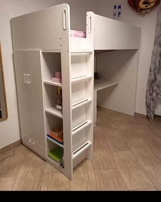 camera da letto a soppalco 