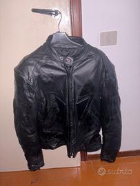 giubotto di pelle moto