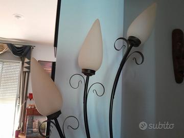 PIANTANA DA TERRA CON TRE LUCI A GOCCIA