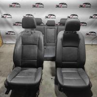 Set sedili in piele nera bmw serie 5 f10 2010-2013