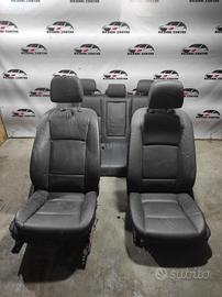 Set sedili in piele nera bmw serie 5 f10 2010-2013