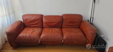 Divano in pelle Mario Marenco x Arflex anno 1974