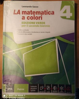 La Matematica a colori 4 -L. Sasso- Ed. Verde