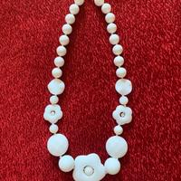 Collana in Agata Bianca