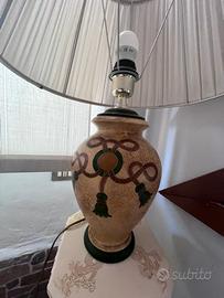Lampada vintage in ceramica made in italy