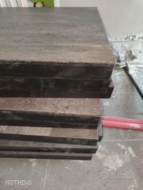 pavimento sopraelevato completo di struttura 