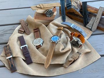 Cinturini in pelle fatti a mano nuovi