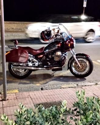 Moto Guzzi California ev 80 Frau 