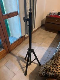 Trepiede uso microfono