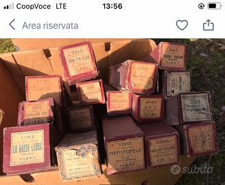 Antichi rulli sonori primi 900 da collezione