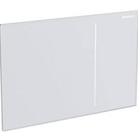 Geberit Sigma 70 placca di comando vetro bianco