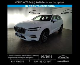 VOLVO XC60 (2017-->) - XC60 B4 (d) AWD Geartronic
