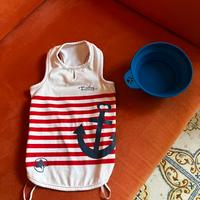 Canottiera marinara + ciotola da viaggio