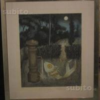 Enrico Benaglia - "Il pesce assetato" - litografia