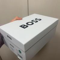 Scatola bianca Hugo Boss vuota per cabina armadio