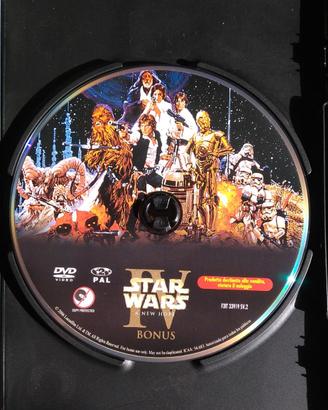 3 Dvd Star wars ep. IV-V-VI originali