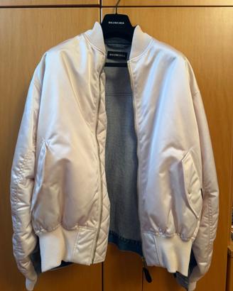 Giacca Ibrida Balenciaga Denim Bomber – NUOVA