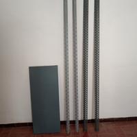 ripiani scaffali metallici