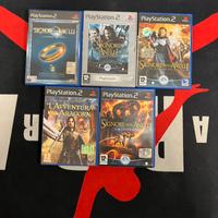 IL SIGNORE DEGLI ANELLI COLEZIONE COMPLETA PS2