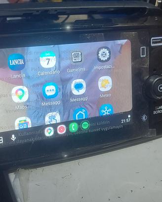 stereo  car play per lancia ypsilon 