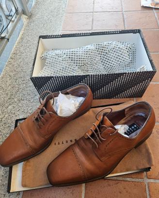 Scarpe Fratelli Rossetti "Antique Lux" Cuoio