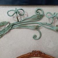 Appendiabiti in ferro battuto fatto a mano anni 80