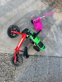 Moto,bici e trolley