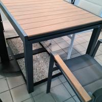 Tavolo Alluminio Allungabile 270cm Sedie A Parte 