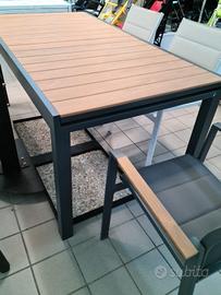 Tavolo Alluminio Allungabile 270cm Sedie A Parte 