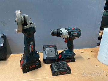 Bosch - kit trapano e smerigliatrice