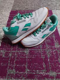 Reebok classic 36.5 sneaker bianche e verdi