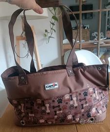 CAMON borsa trasportino per cane o gatto 
