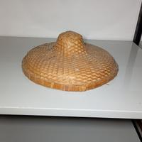 Cappello a cono asiatico Anni 50-70 Vintage