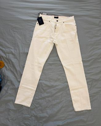 Pantaloni jeans Fay bianco
