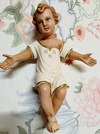 Statuetta in gesso Bambino Gesù