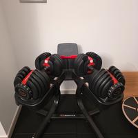 Coppia manubri regolabili Bowflex con stand