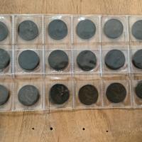 18 monete da 10 centesimi prima meta ‘900