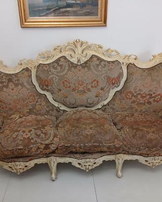 Divano e poltrone in stile barocco veneziano