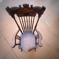 Sedia antica  in legnointagliato fine ’800 /  ’900