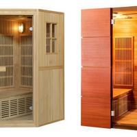 Sauna finlandese o infrarossi in diverse misure