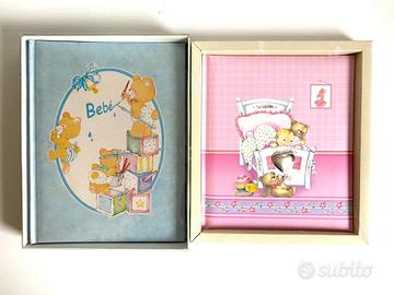 Album foto di nascita per bambino e bambina