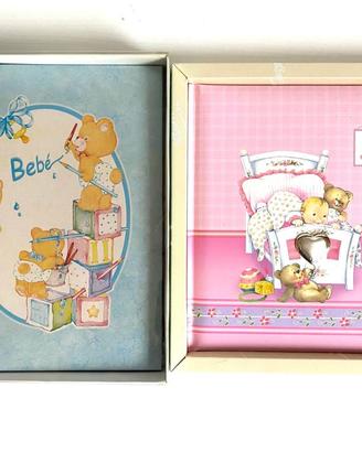 Album foto di nascita per bambino e bambina